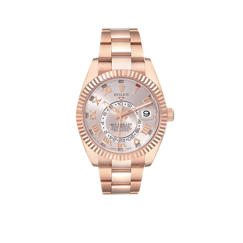Sky-Dweller 42mm  Rose Gold Sundust Dial Mens Watch 326935