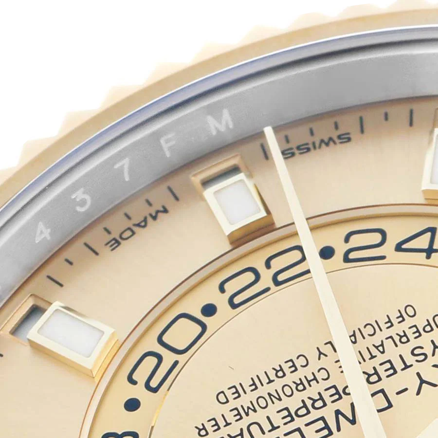 Sky Dweller 42mm Steel Yellow Gold Dial Mens Watch 326933