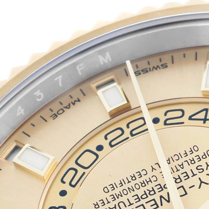 Sky Dweller 42mm Steel Yellow Gold Dial Mens Watch 326933