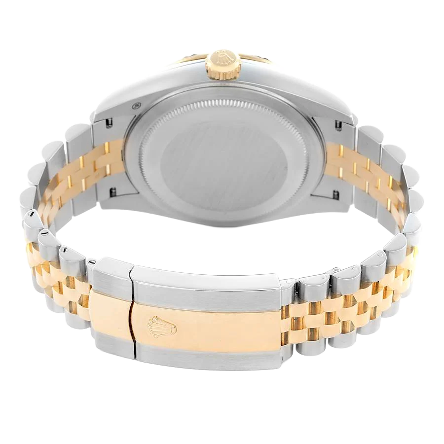 Sky Dweller 42mm Steel Yellow Gold Dial Mens Watch 326933