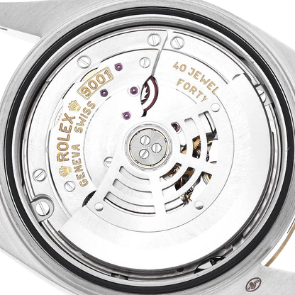 Sky Dweller 42mm Steel Yellow Gold Dial Mens Watch 326933