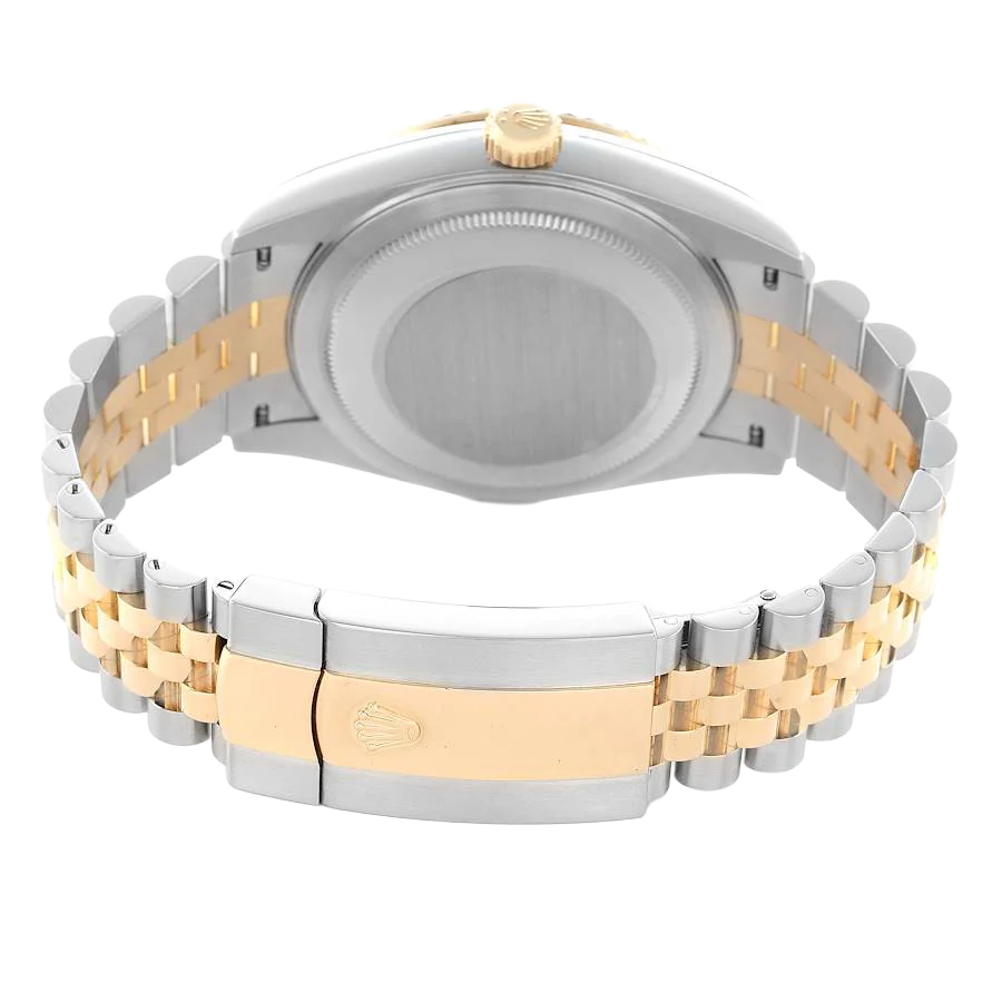 Sky-Dweller 42mm Steel Yellow Gold Silver Dial Mens Watch 326933