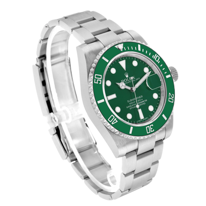 Submariner 40mm Hulk Steel Green Dial Bezel Mens Watch 116610LV