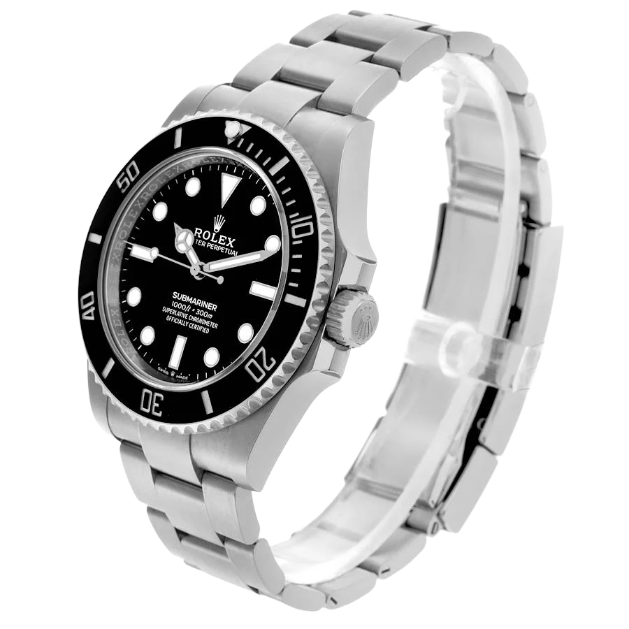 Submariner Non-Date Ceramic Bezel Steel 41mm Mens Watch 124060