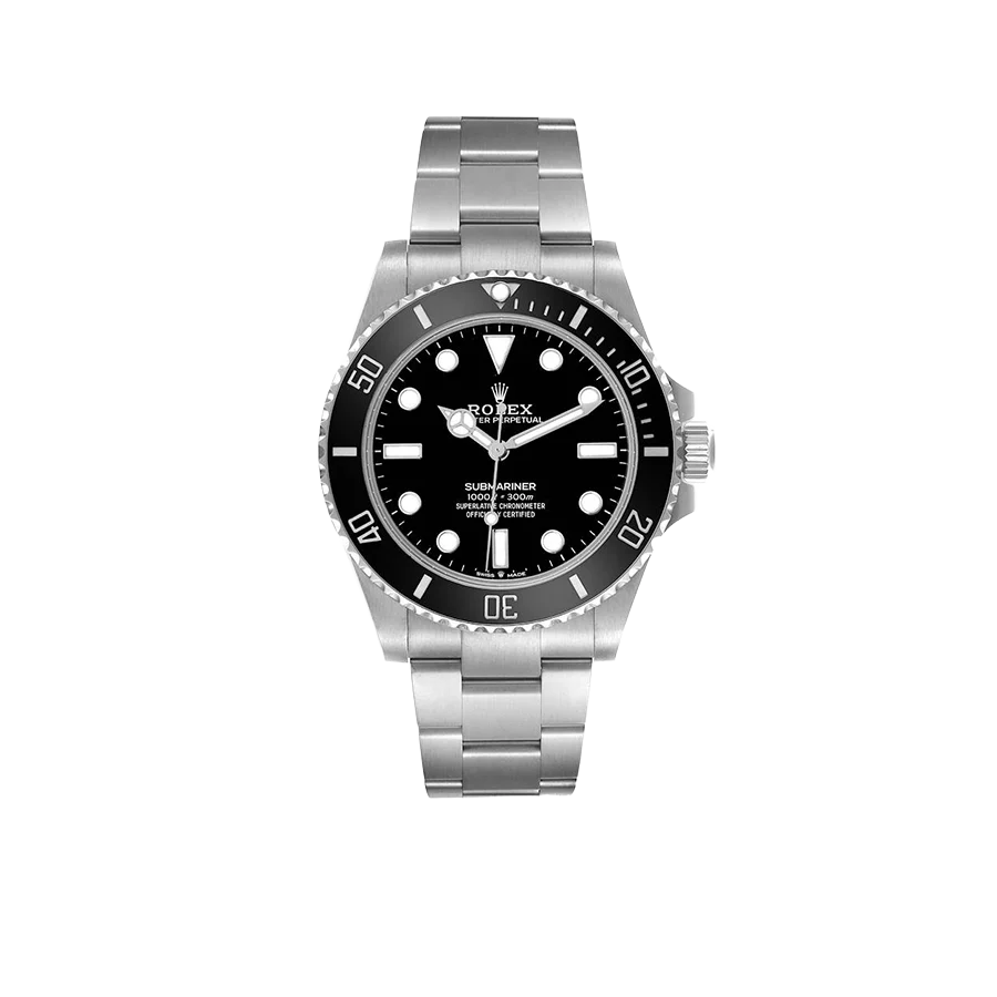 Submariner Non-Date Ceramic Bezel Steel 41mm Mens Watch 124060