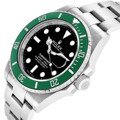 Submariner 41mm Starbucks Steel Green Bezel Mens Watch 126610LV