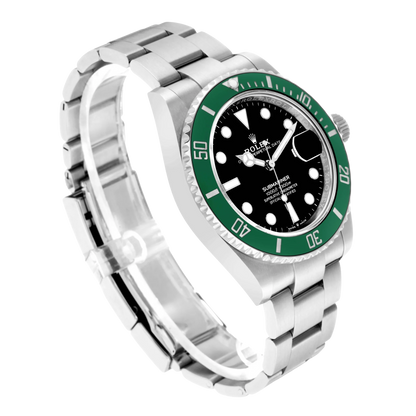 Submariner 41mm Starbucks Steel Green Bezel Mens Watch 126610LV
