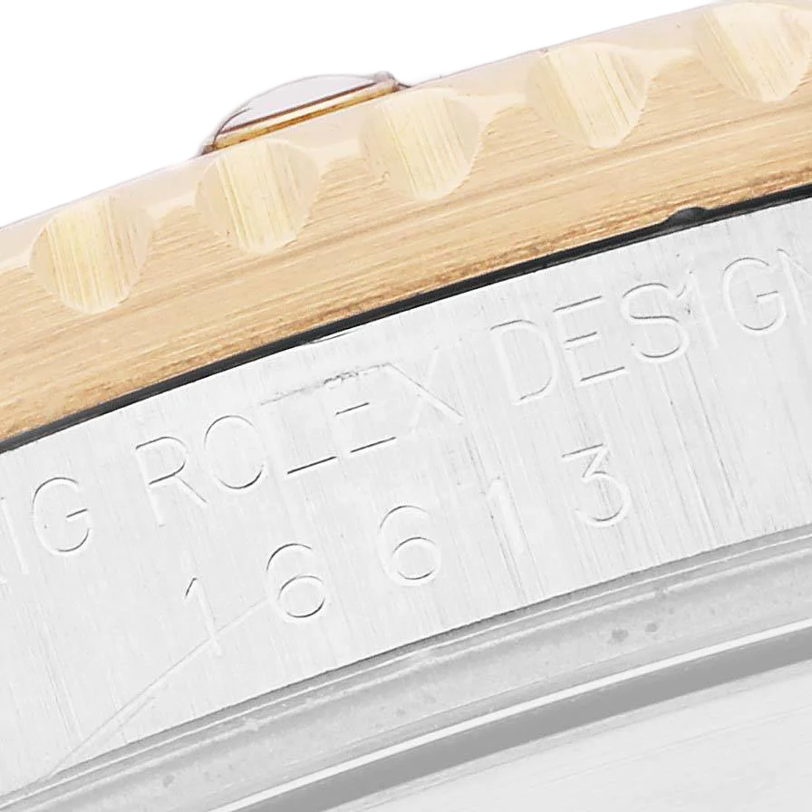 Submariner Steel Yellow Gold 40mm Diamond Serti Mens Watch 16613