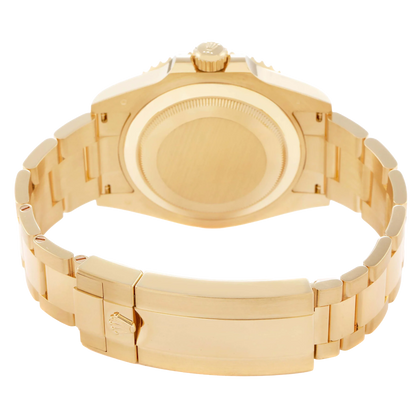 Submariner 41mm Yellow Gold Black Dial Bezel Mens Watch 126618