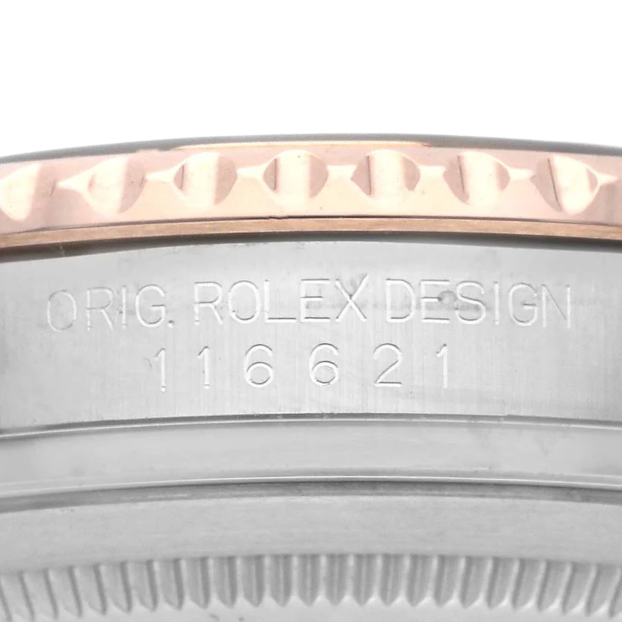 Yachtmaster 40 Rose Gold Steel Brown Dial Mens Watch 116621