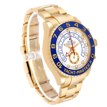Yachtmaster II 44mm Regatta Yellow Gold Mens Watch 116688