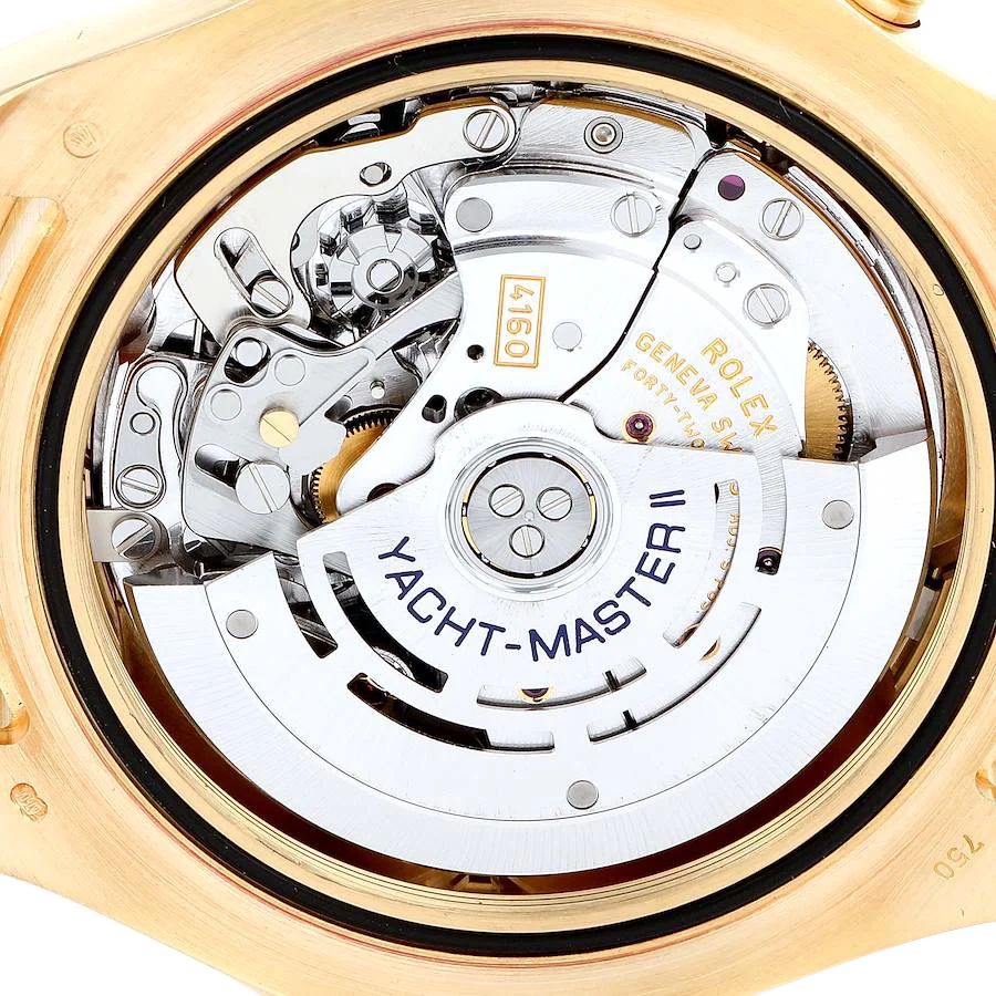 Yachtmaster II 44mm Regatta Yellow Gold Mens Watch 116688
