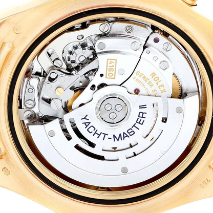Yachtmaster II 44mm Regatta Yellow Gold Mens Watch 116688