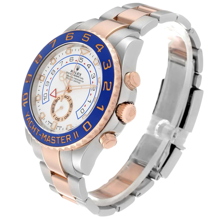 Yachtmaster II 44mm Steel Rose Gold Mens Watch 116681
