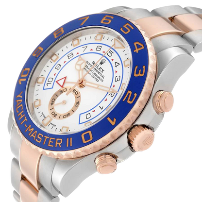 Yachtmaster II 44mm Steel Rose Gold Mens Watch 116681