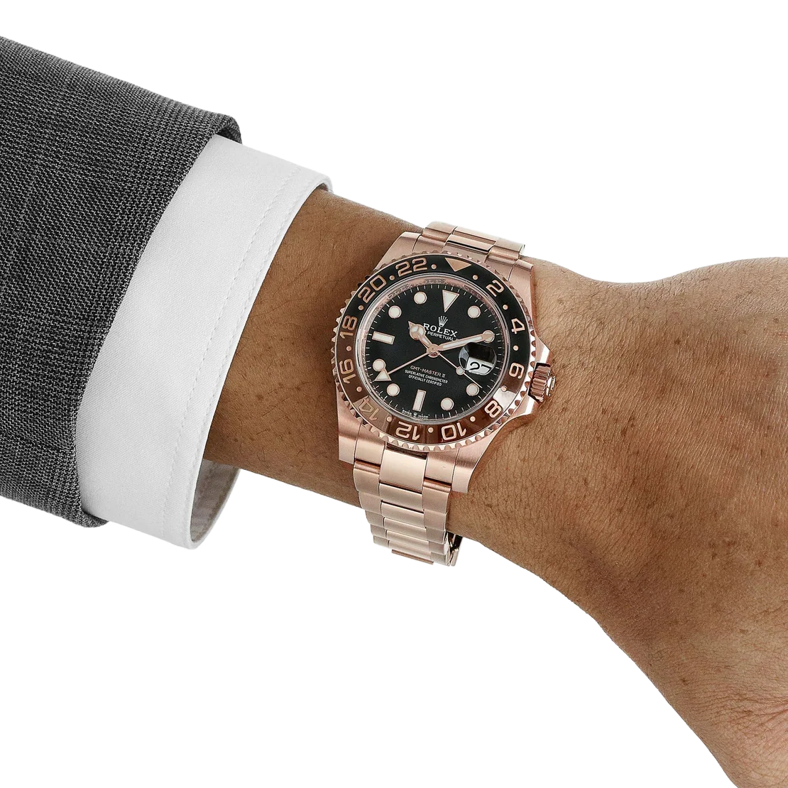 GMT-Master II 126715CHNR Root Beer Rose Gold Black Dial (2025)