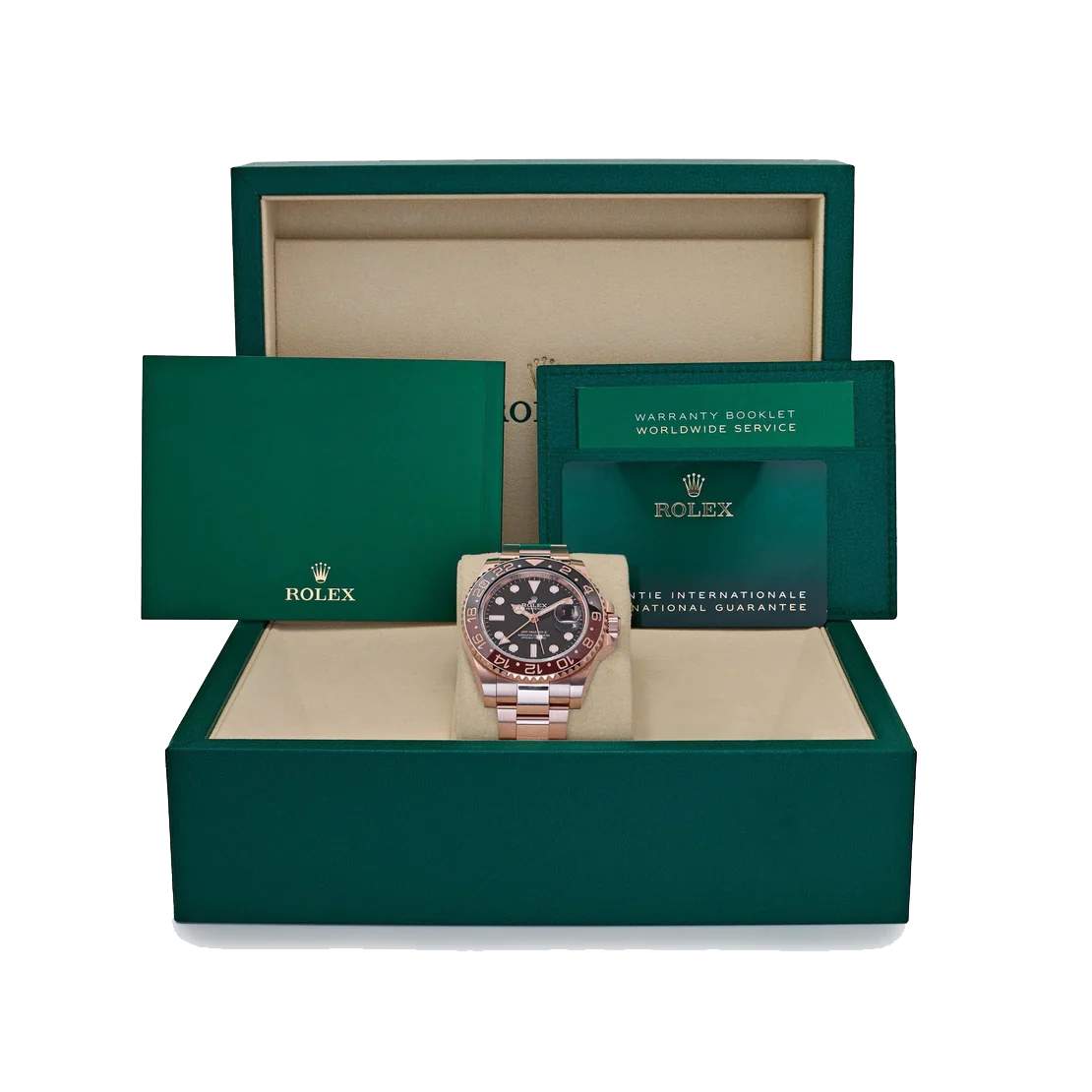 GMT-Master II 126715CHNR Root Beer Rose Gold Black Dial (2025)