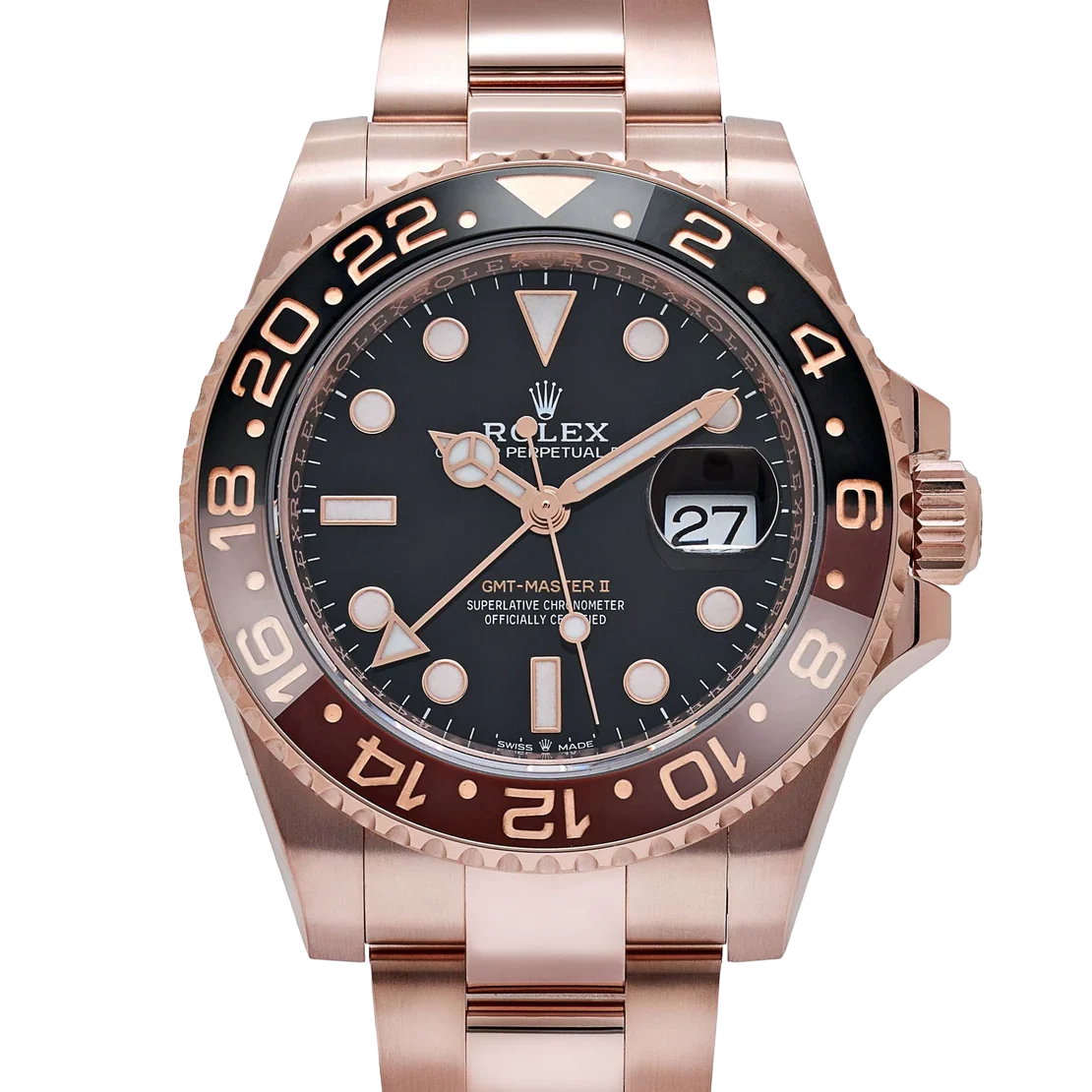 GMT-Master II 126715CHNR Root Beer Rose Gold Black Dial (2025)