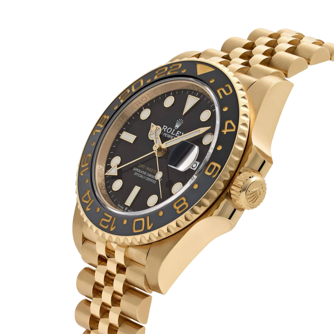 GMT-Master II 126718GRNR Yellow Gold Black Dial Jubilee (2025)