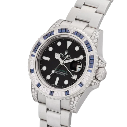GMT-Master II, Reference 116759SA White Gold Diamond And Sapphire