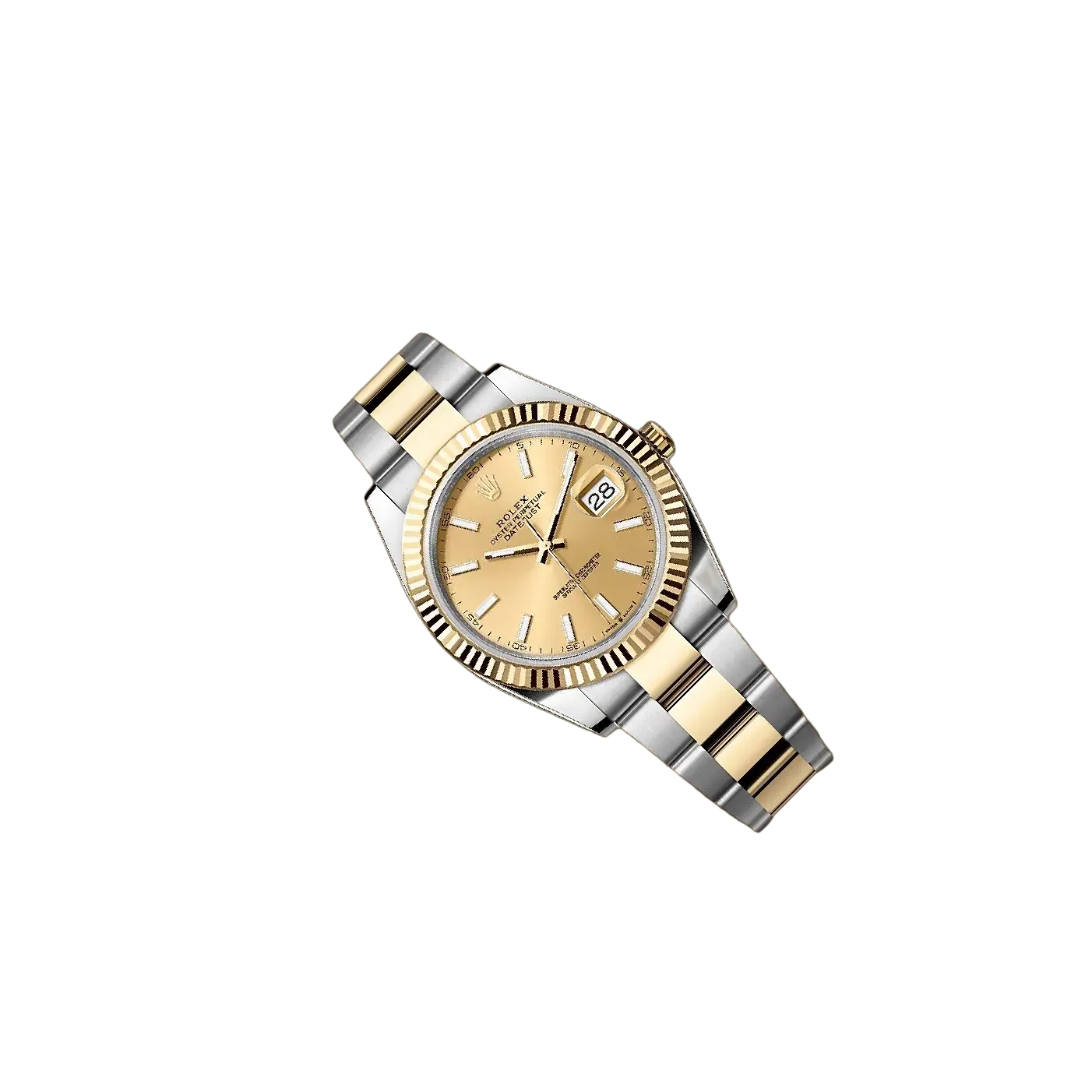 Datejust 41mm Champagne Dial Yellow Rolesor 126333-009