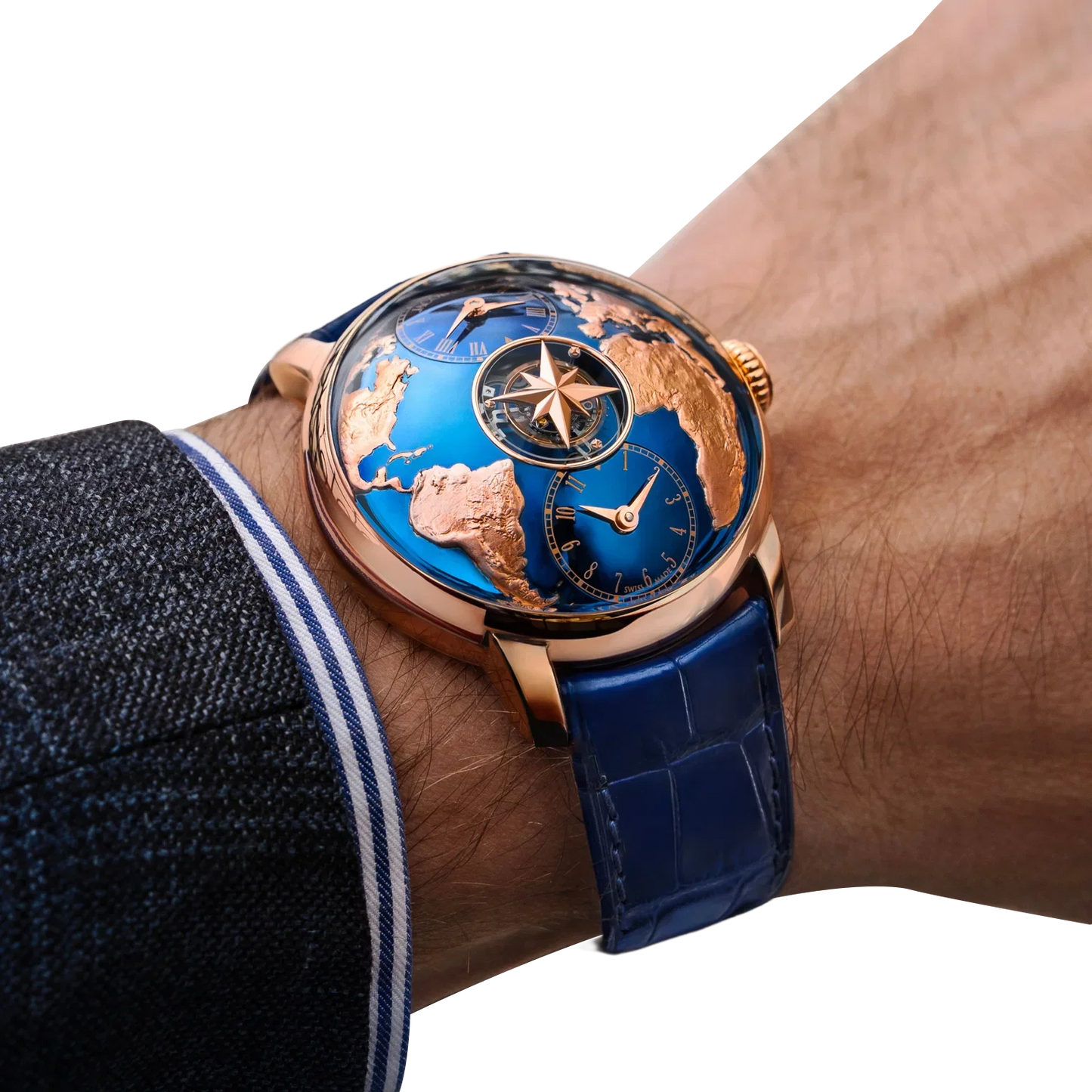 The World Is Yours Dual Time Zone Tourbillon 38.6mm Rose Gold Automatic Winding DT200.40.AA.AA.A