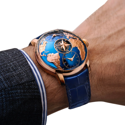 The World Is Yours Dual Time Zone Tourbillon 38.6mm Rose Gold Automatic Winding DT200.40.AA.AA.A